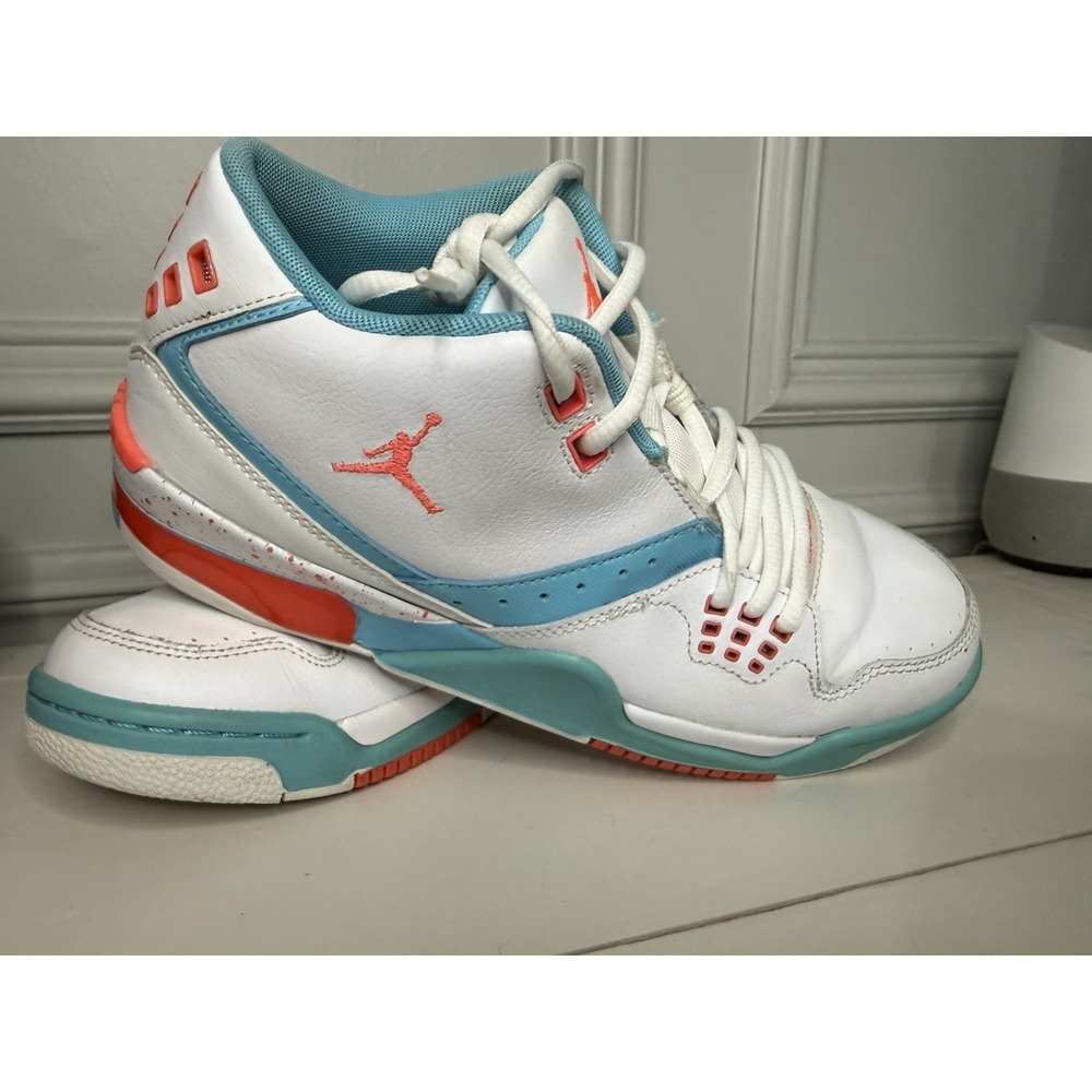 Jordan Flight 23 White Hot Lava Tide Pool Blue (GS) 768910-109 Sz 7Y US